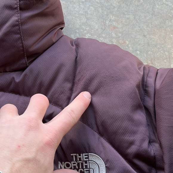 The North Face 600 Fill Down Puffer Jacket Purple Women's Size Medium - Picture 10 of 10